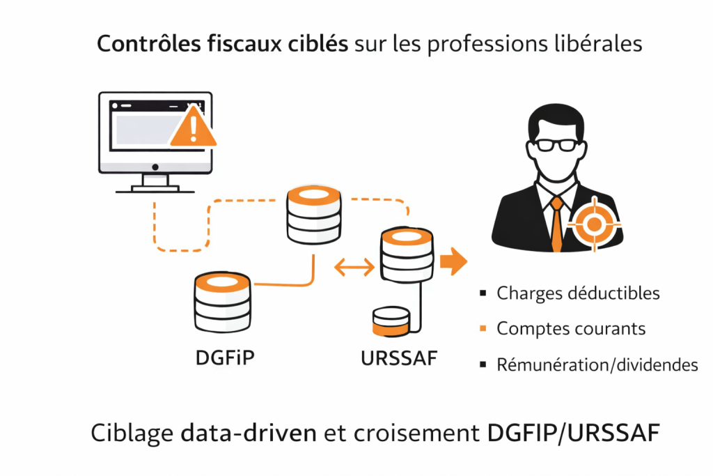 Contrôle fiscal des professions libérales : ciblage accru et vérifications renforcées | DE LA MOTTE AVOCATS